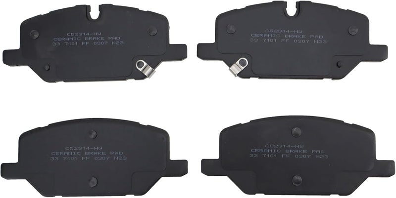 TRQ Front Brake Pads Ceramic Compatible with 2020 Buick Envision 2020-2021 Cadillac CT5 2021 XT4 Chevrolet Equinox GMC Terrain - Image 5